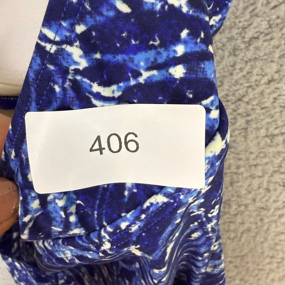 LL bean one piece swim dress blue size 10 long - Picture 5 of 5